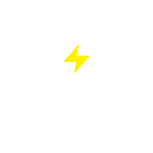 Ilustración de batería con carga energética en amarillo